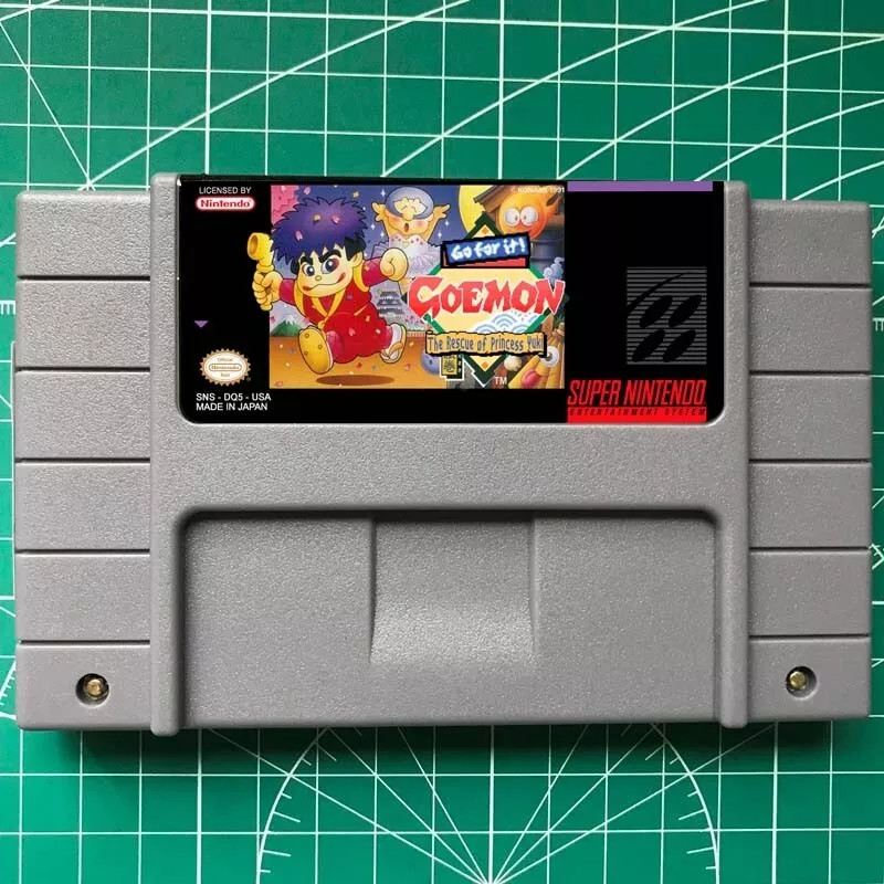 GANBARE GOEMON YUKI HIME KYUUSHUTSU EMAKI (ENGLISH PATCHED) USA VERSION