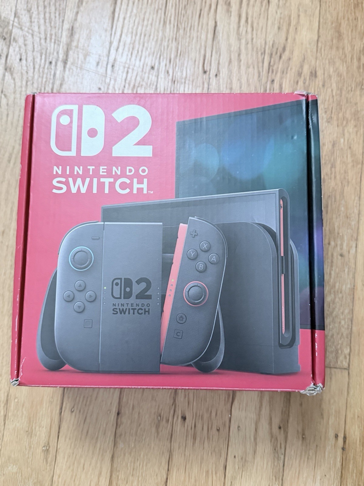 Nintendo Switch with Neon Blue and Neon Red Joy-Con (HAC-001-01)