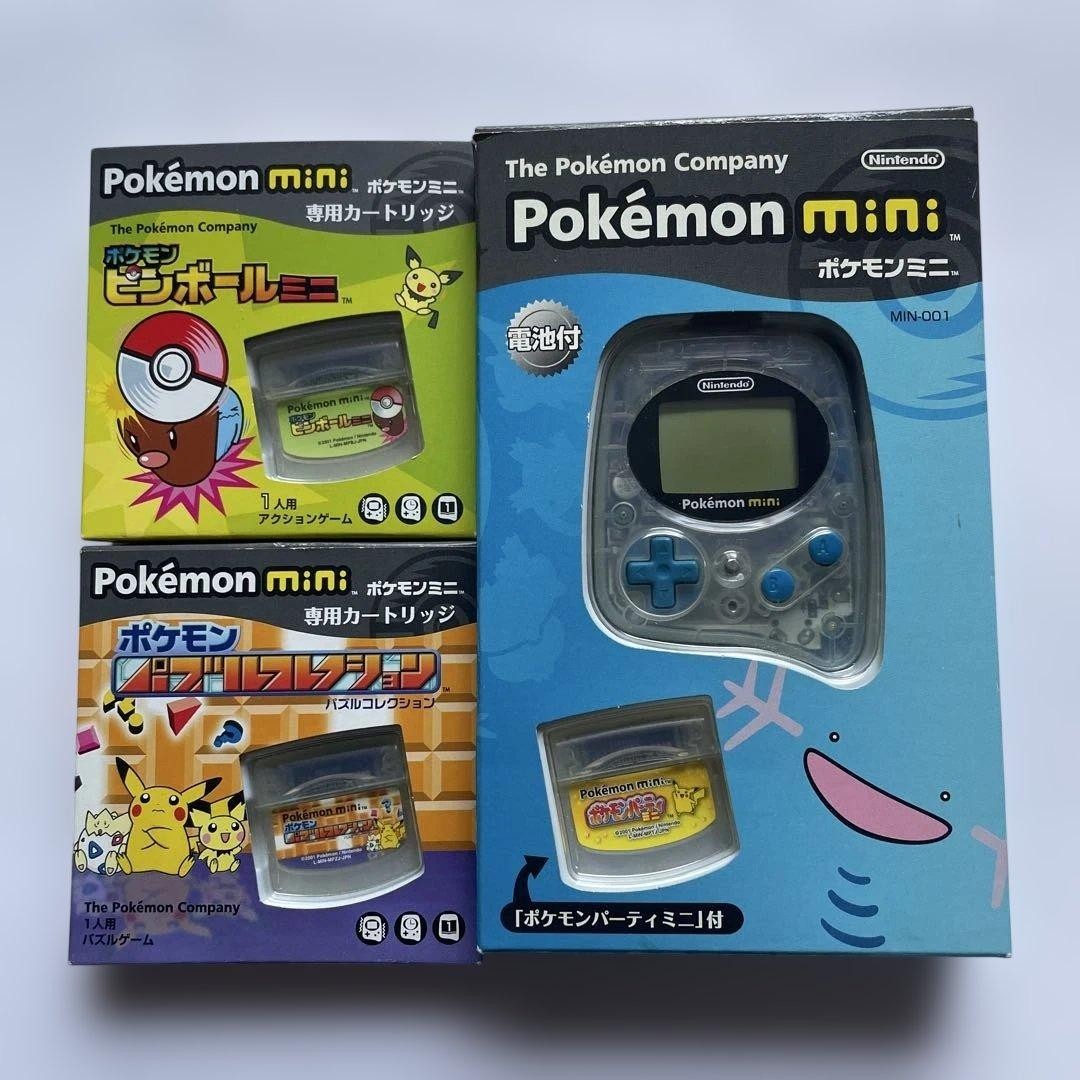 Pokemon Mini Console Pokemon Party Pinball Mini Pinball Mini Puzzle Collection