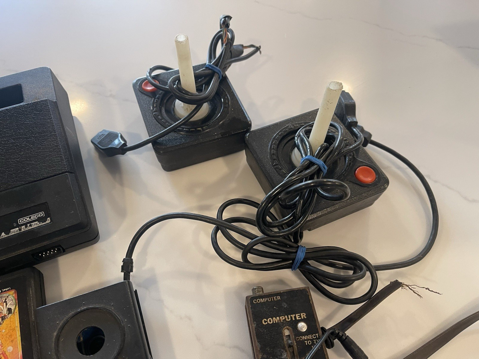 Coleco Gemini Video Game System Console Bundle Vintage – For Parts or Repair
