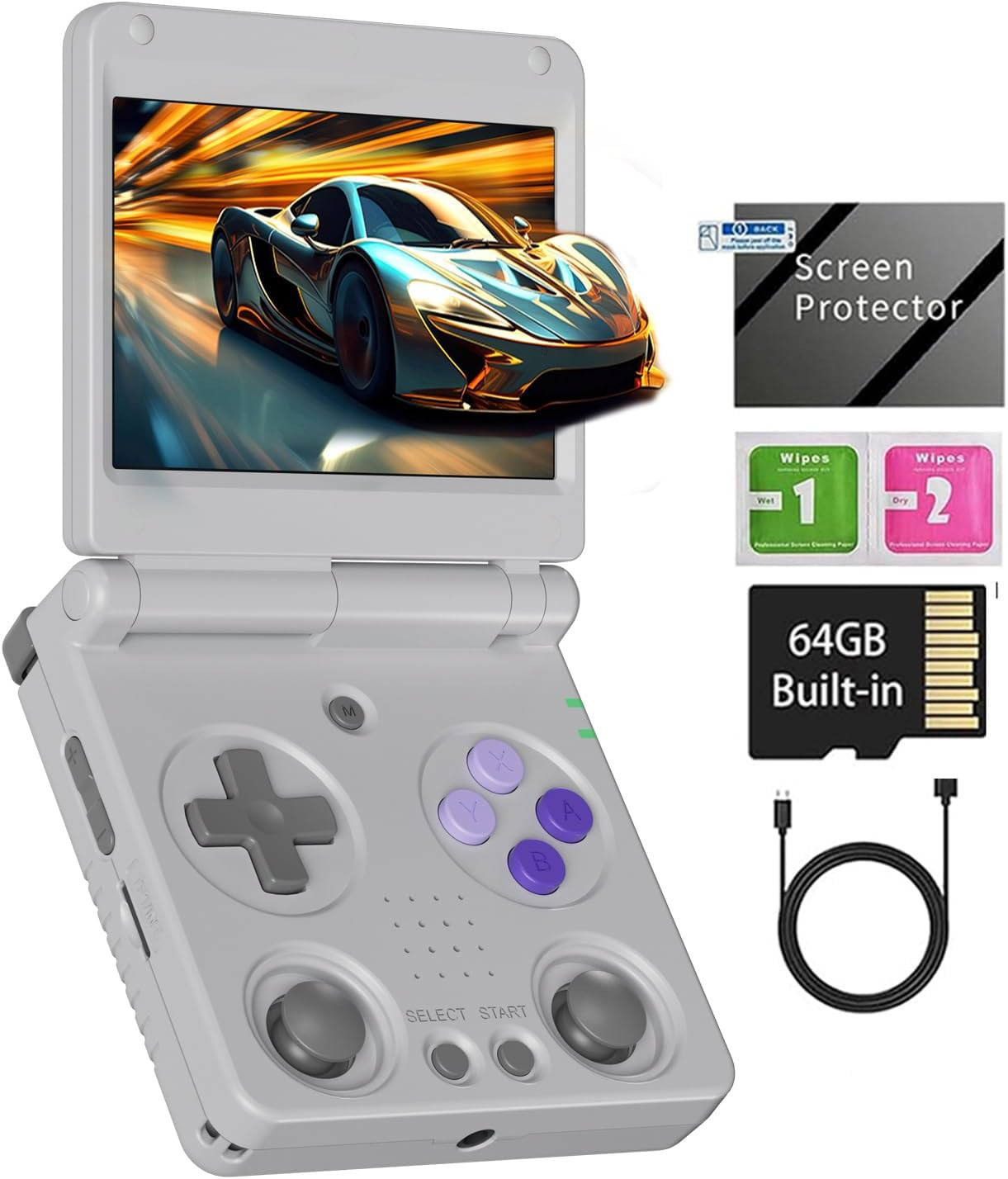 RG34XXSP Retro Handheld Game Console RG34XX SP Retro Gaming Console with 64G Pre