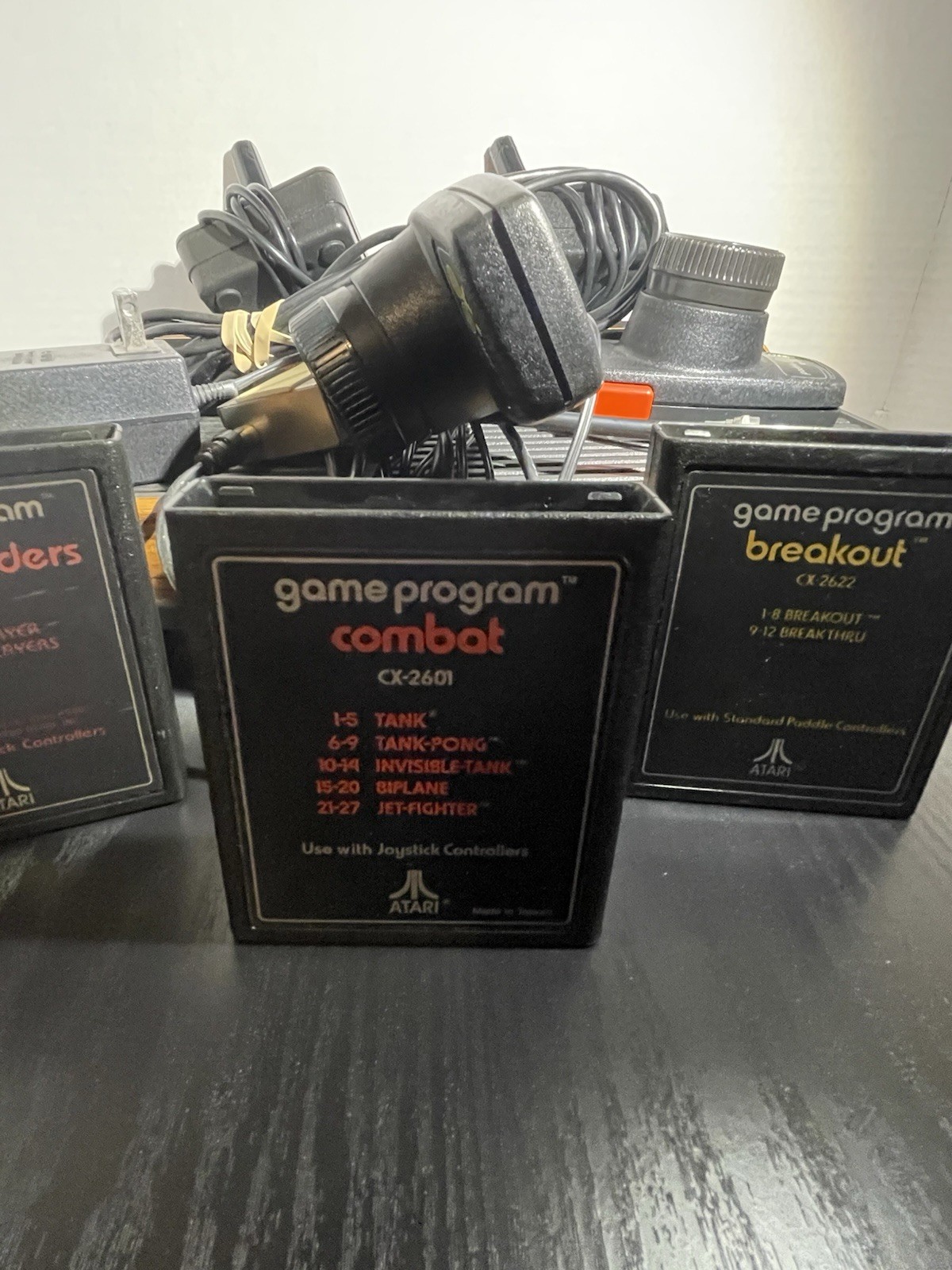 Vintage Atari 2600 Console Widely Known As A Wood Grain Console with Games