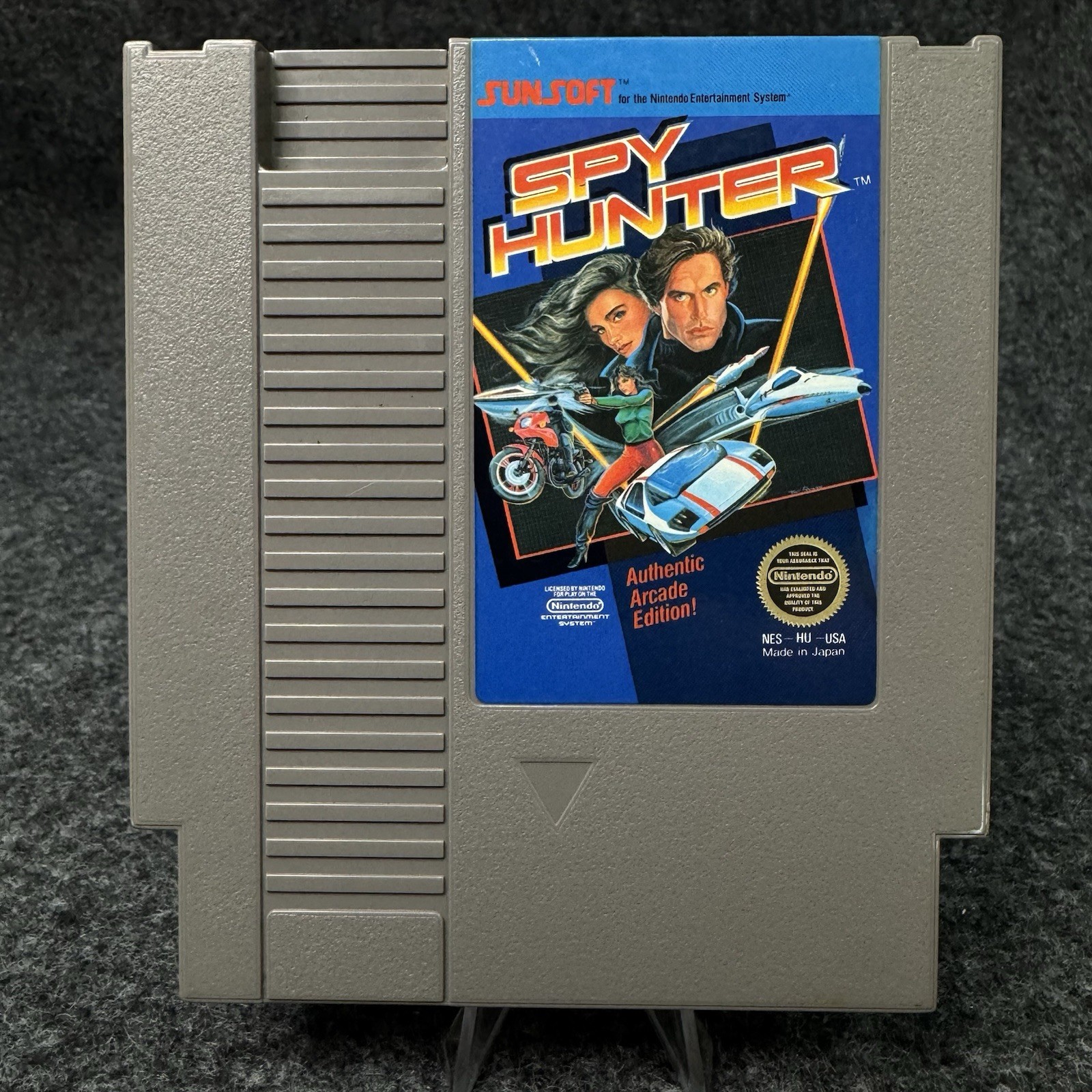 SPY HUNTER NES Nintendo Sunsoft Video Game Cartridge Authentic Tested Retro