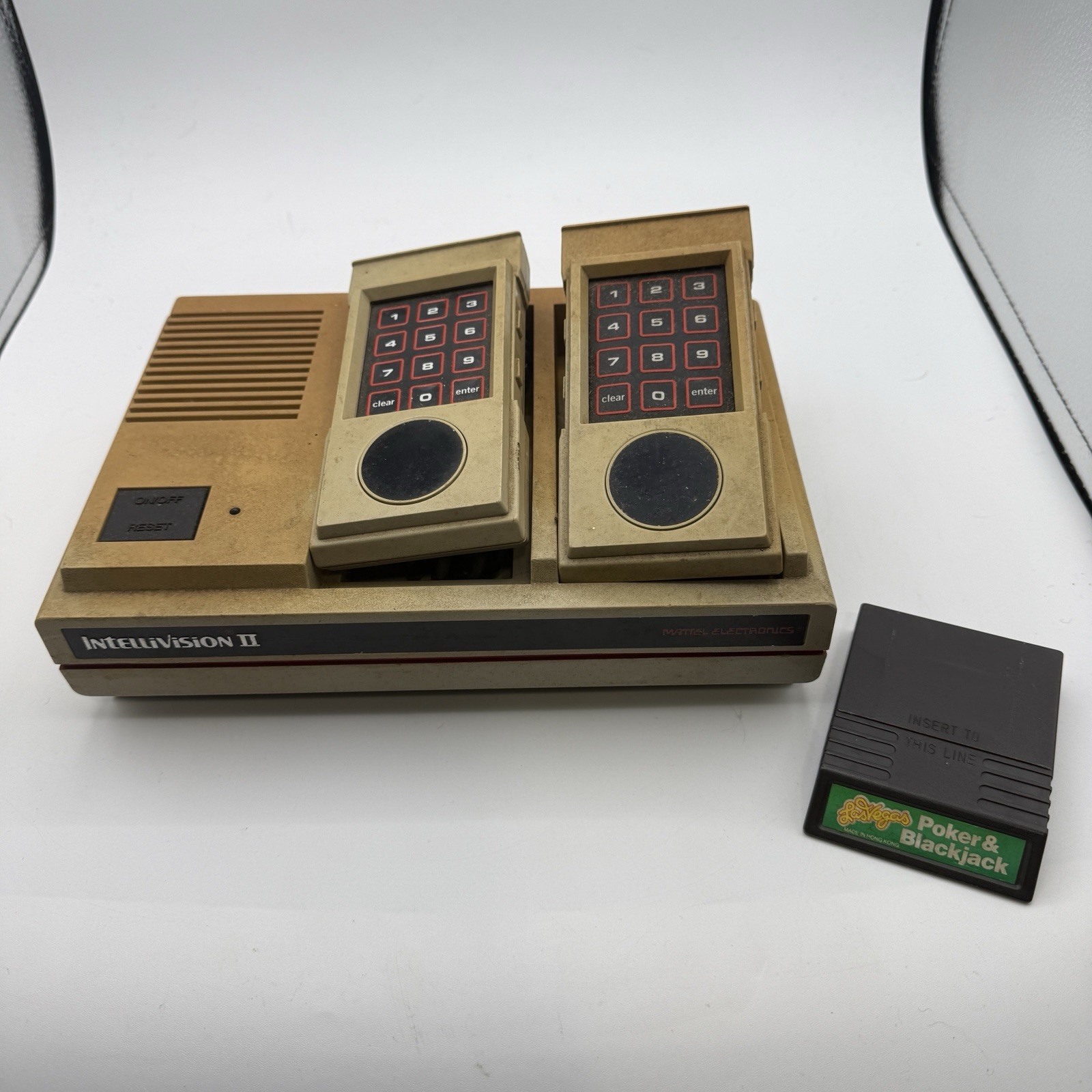 Mattel Electronics Intellivision II Console w/ 2 Controllers UNTESTED
