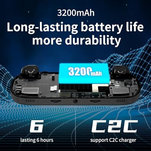 Retro Handheld Game Console 4 Inch IPS Screen 64GB 5000+ Games WiFi Bluetooth