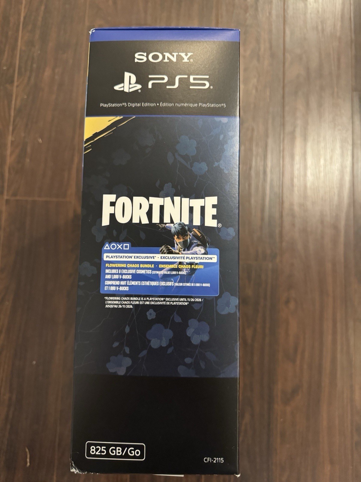 Sony PS5 Digital Edition Fortnite Bundle 825GB 4K HDR White CFI-2115