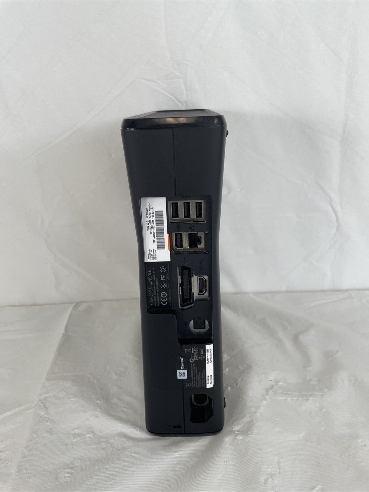 Microsoft Xbox 360 S Black Console Model 1439 | UNTESTED