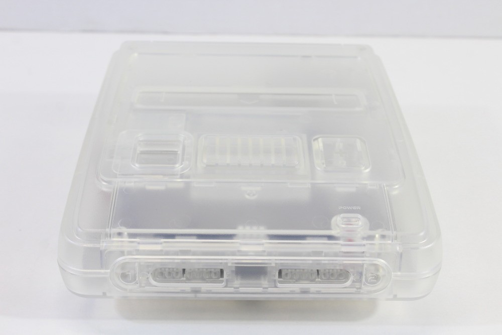 Nintendo Super Famicom Clear White Console Cont x1 Game x3 PLAY SNES & SFC #2