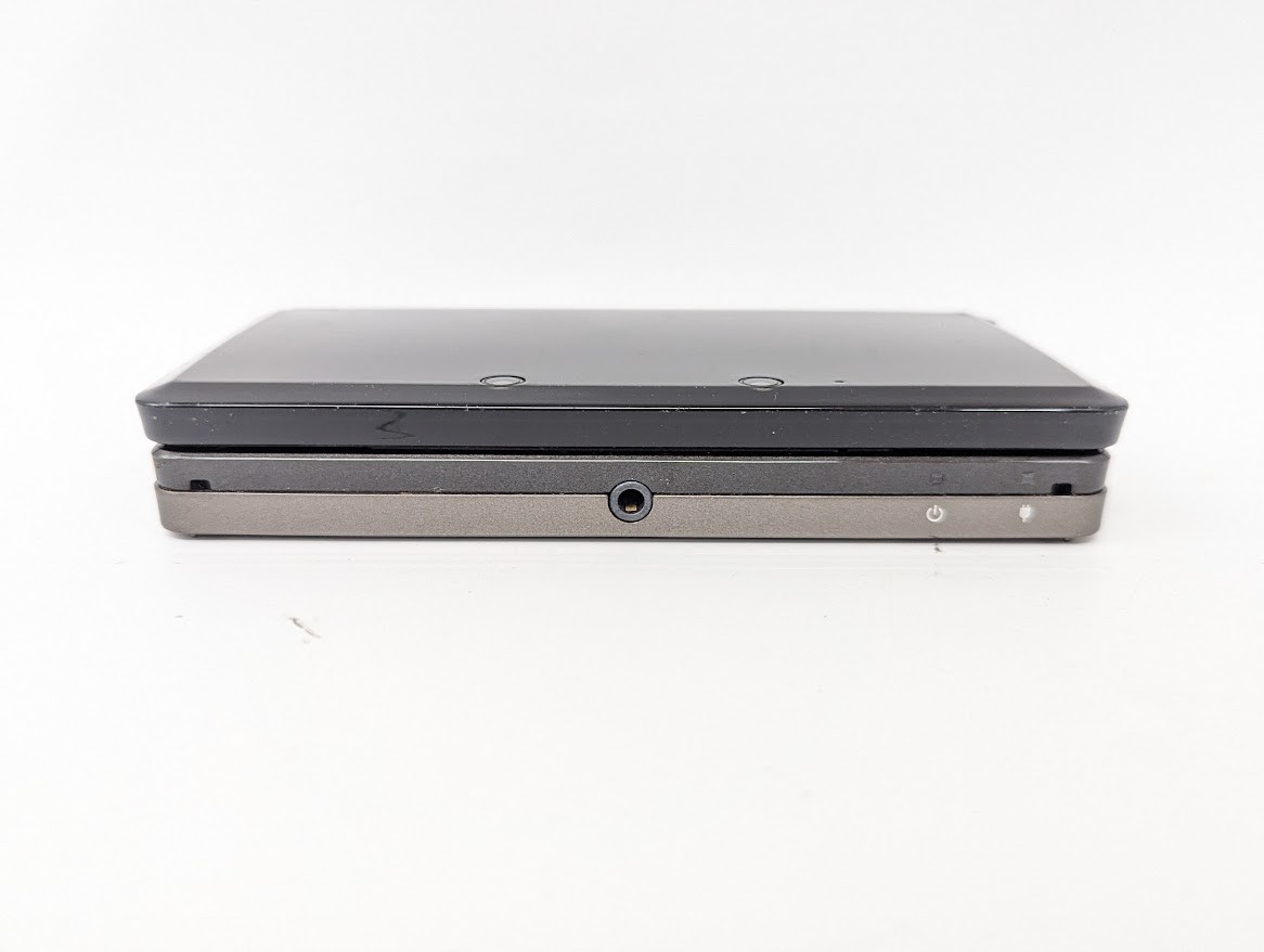 B7117 Nintendo 3DS console Cosmo Black Japan w/box pen stand adapter fx