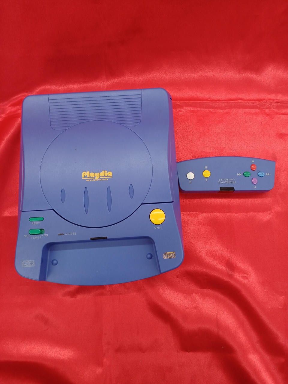 BANDAI Playdia Console System BA-001 Interactive CD-ROM Game System Japan Rare