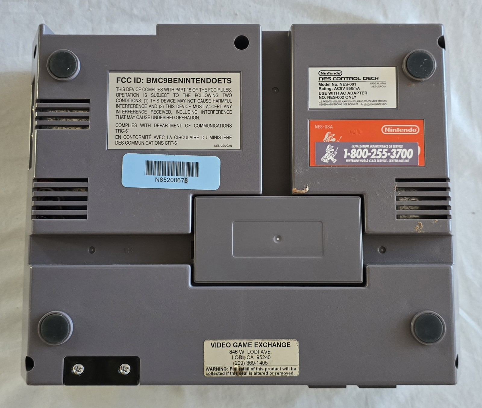ORIGINAL NES Console + EXTRAS – Nintendo Entertainment System Mario Metroid Max