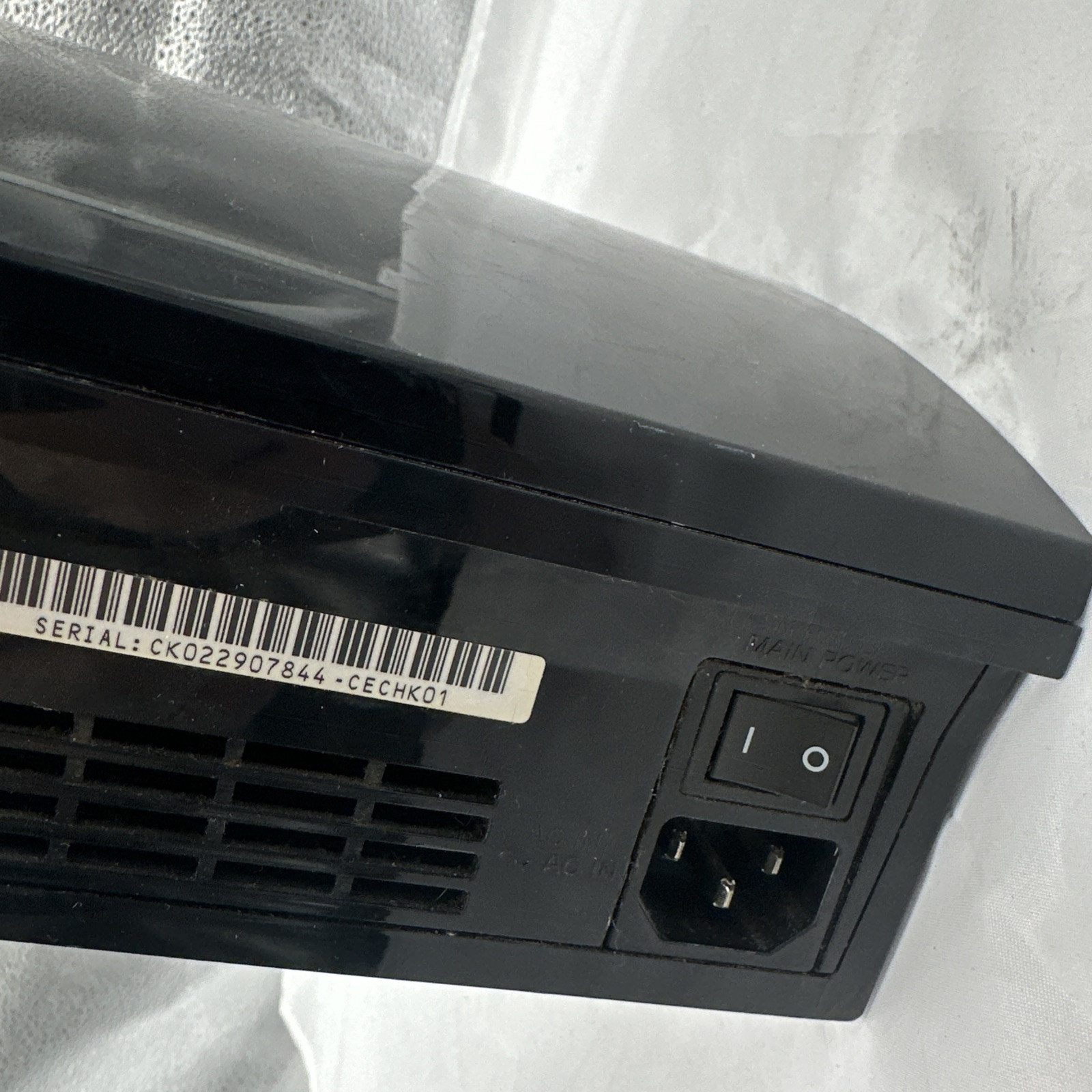 Sony Playstation 3 PS3 Fat Console – For Parts Only- Red Light