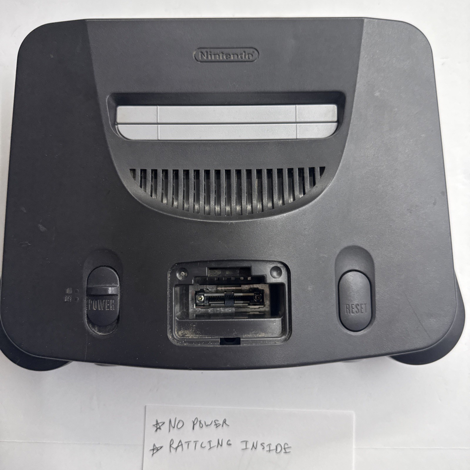 Defective – Nintendo 64 Home Console – Black No Power N64 #11