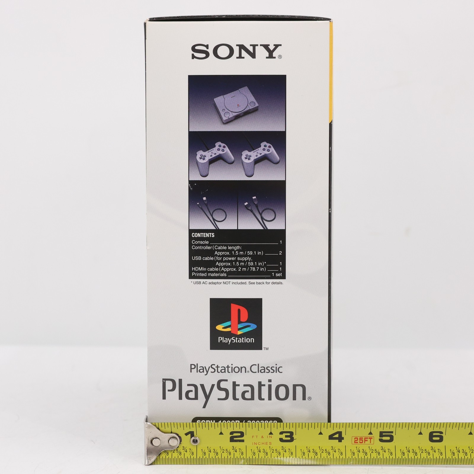 Sony PlayStation Classic Console SCPH-1000R Bundle with 2 Controllers & HDMI