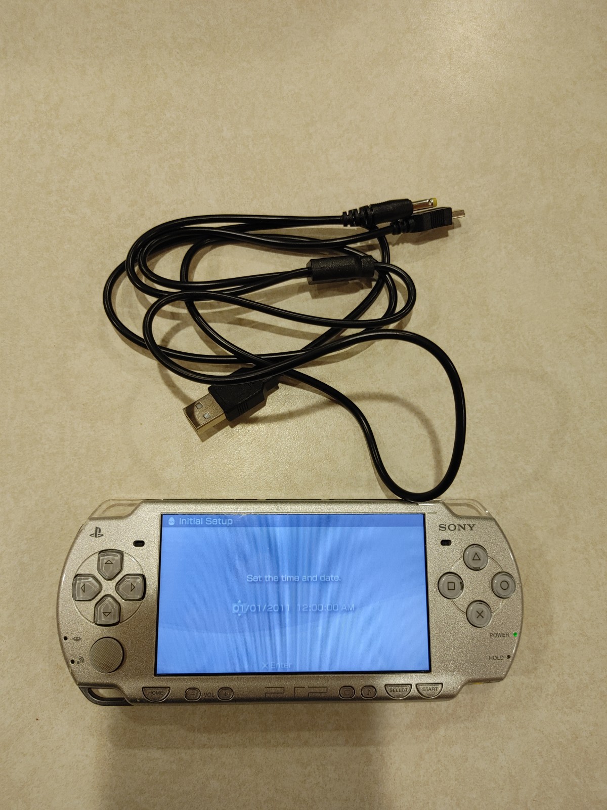 Sony PSP 2000 Silver Console Fully Tested USA Seller