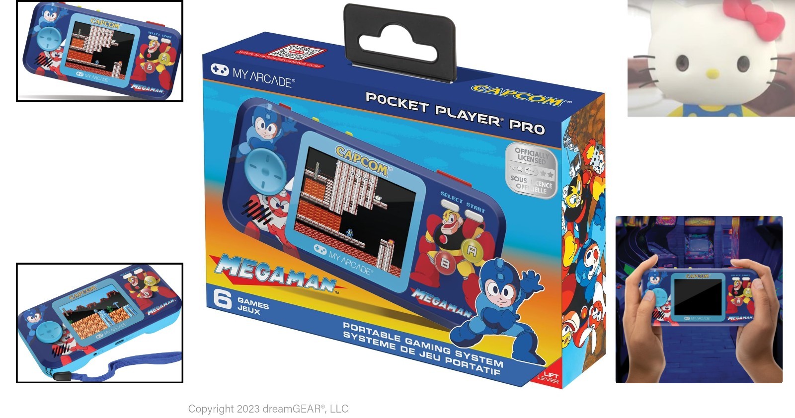 Portable Mega Man Pocket Player: 6 Memorable Arcade Classics in Handheld Format