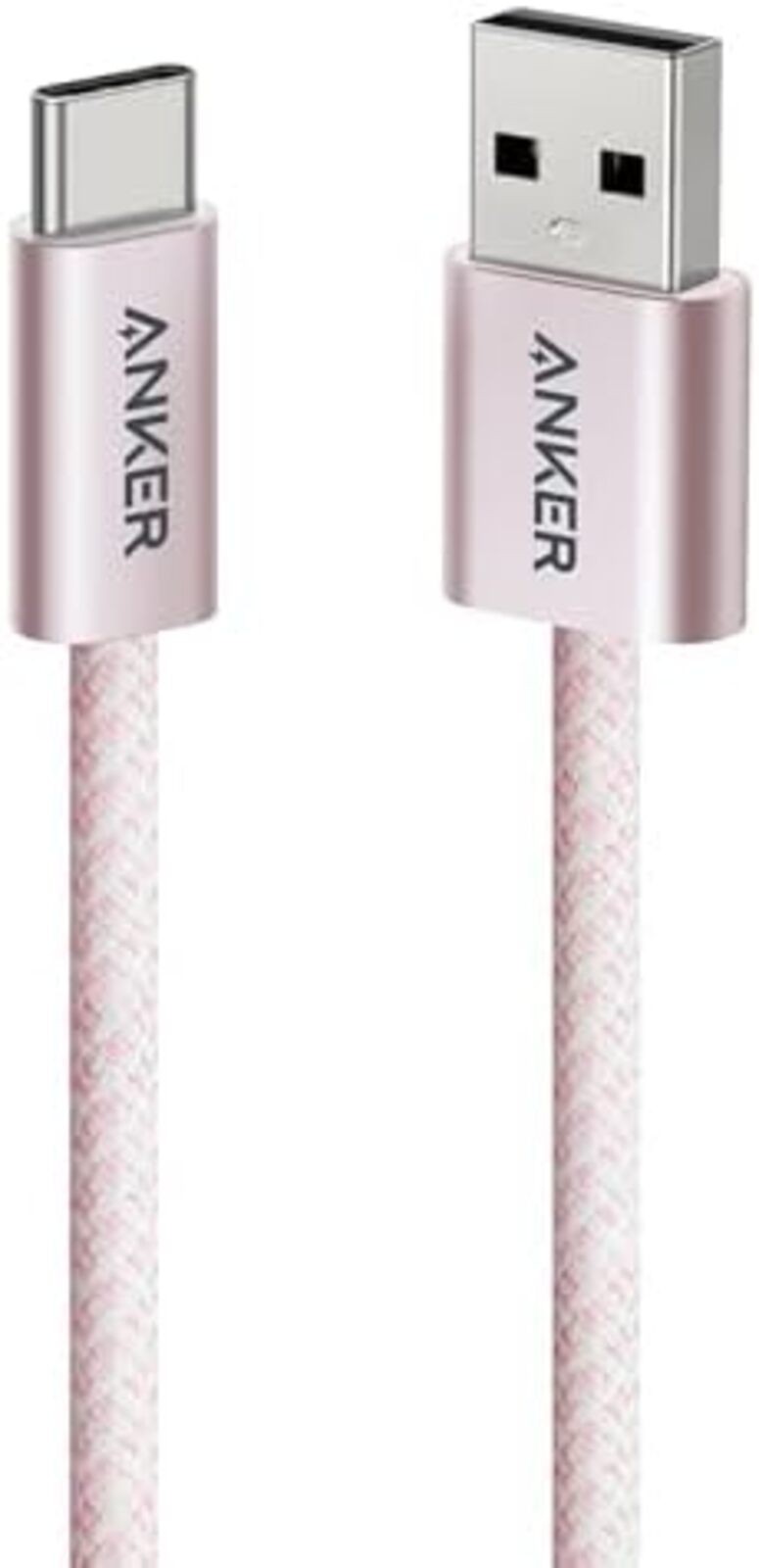 Anker Zolo USB-C to USB-A Cable 1.0m Pink USB-IF Certified Made with Durable F/S