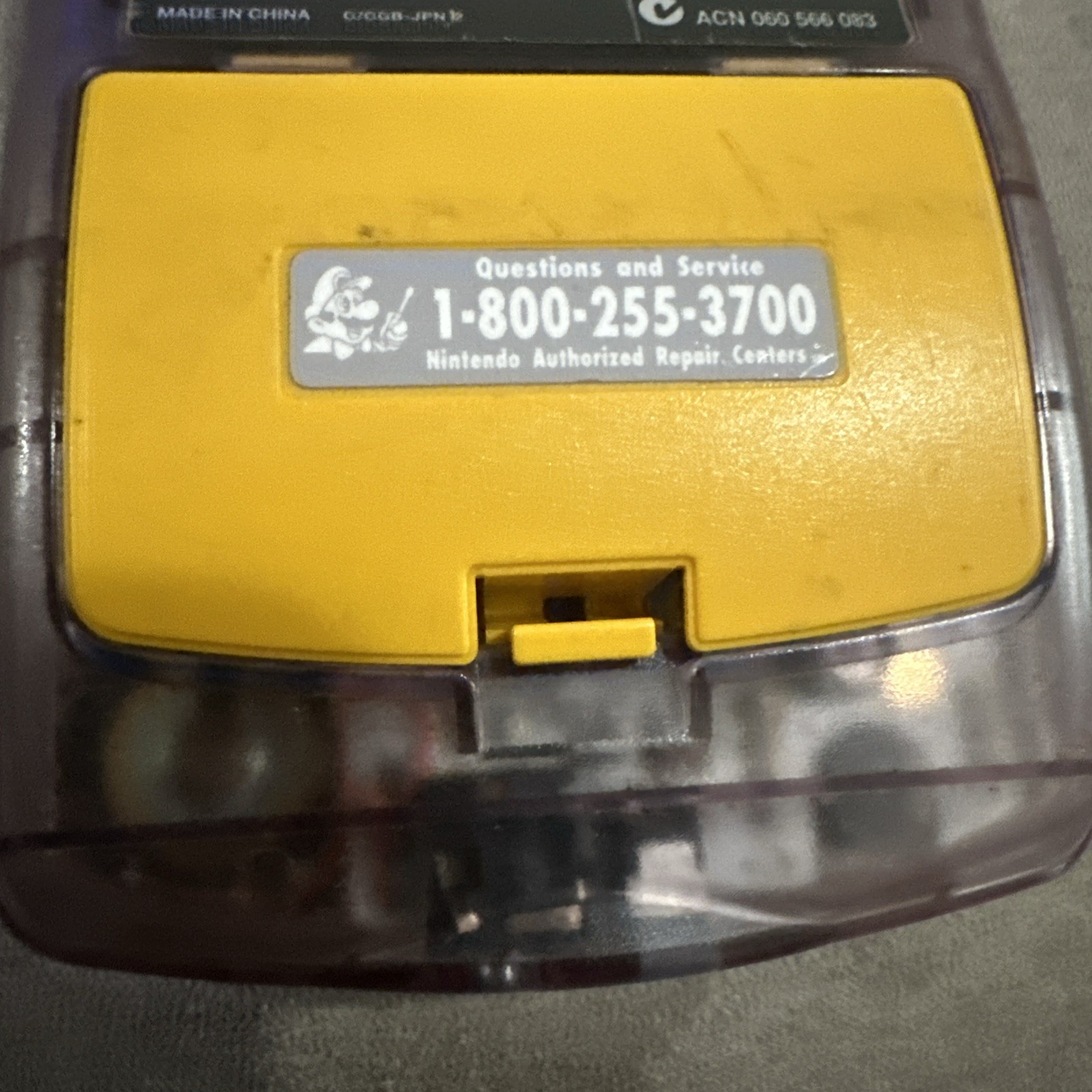 Nintendo Gameboy Color CGB-001 atomic purple . Tested!
