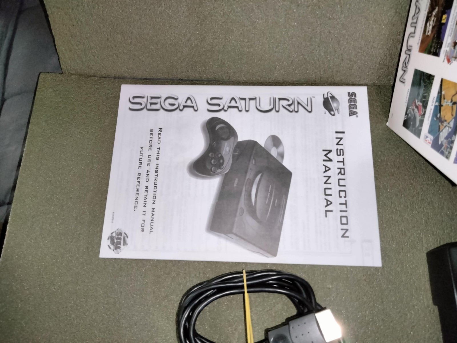 SEGA SATURN CONSOLE – 2 CONTROLLERS – RAM CARD + MORE! – EXCELLENT CONDITION!