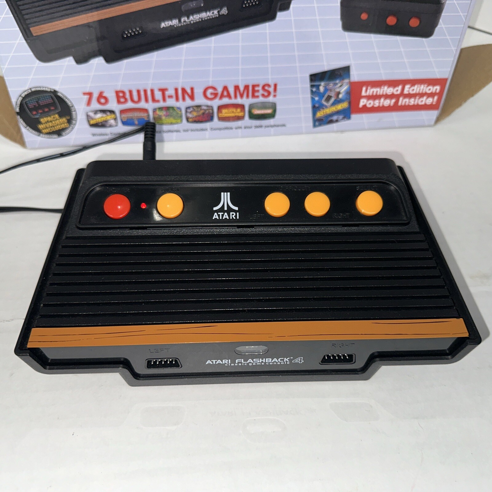 ATARI Flashback 4 Classic Video Game Console 76 Built-in Games w/ Millipede