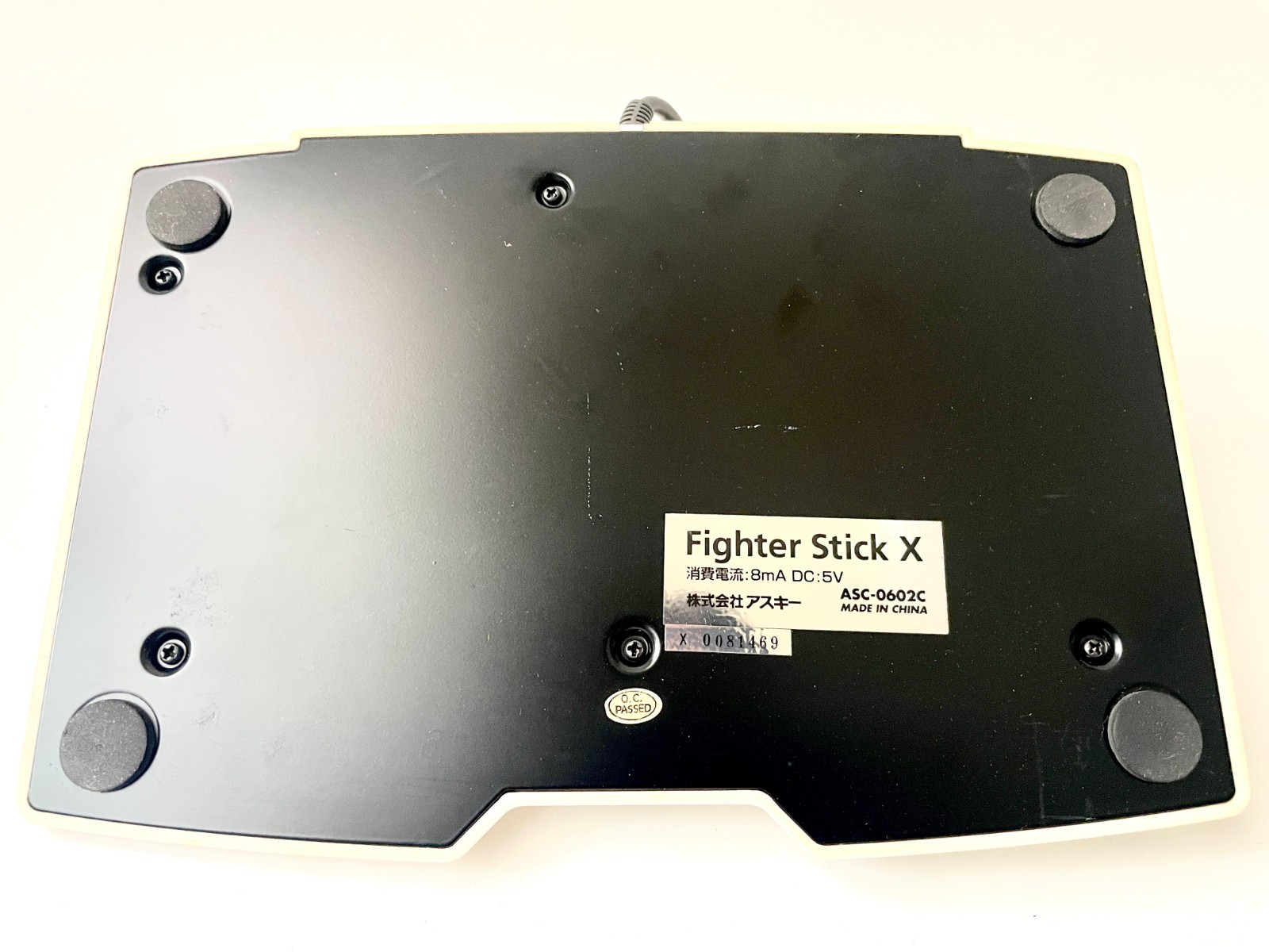Fighter Stick X Zero 2 Sega Saturn ASCII Arcade Controller Capcom ASC-0602ZERO