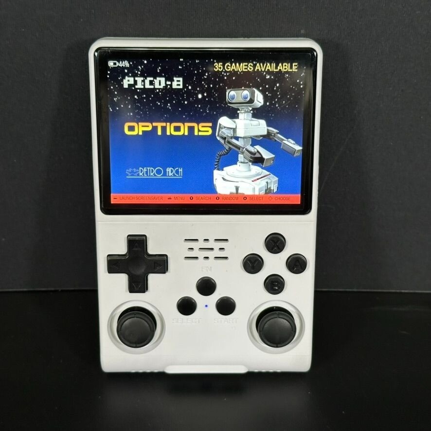 R40S Handheld Game Console Pro 256GB Micro SD Card w Travel Case & Charging Cord