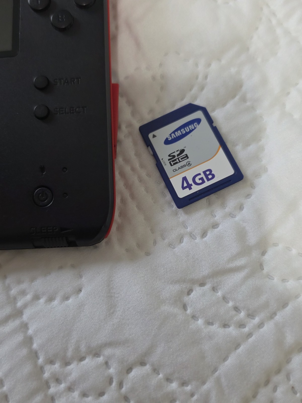 Nintendo 2DS Tested/Working Launch Edition Crimson Red System W/ Sd No Charger