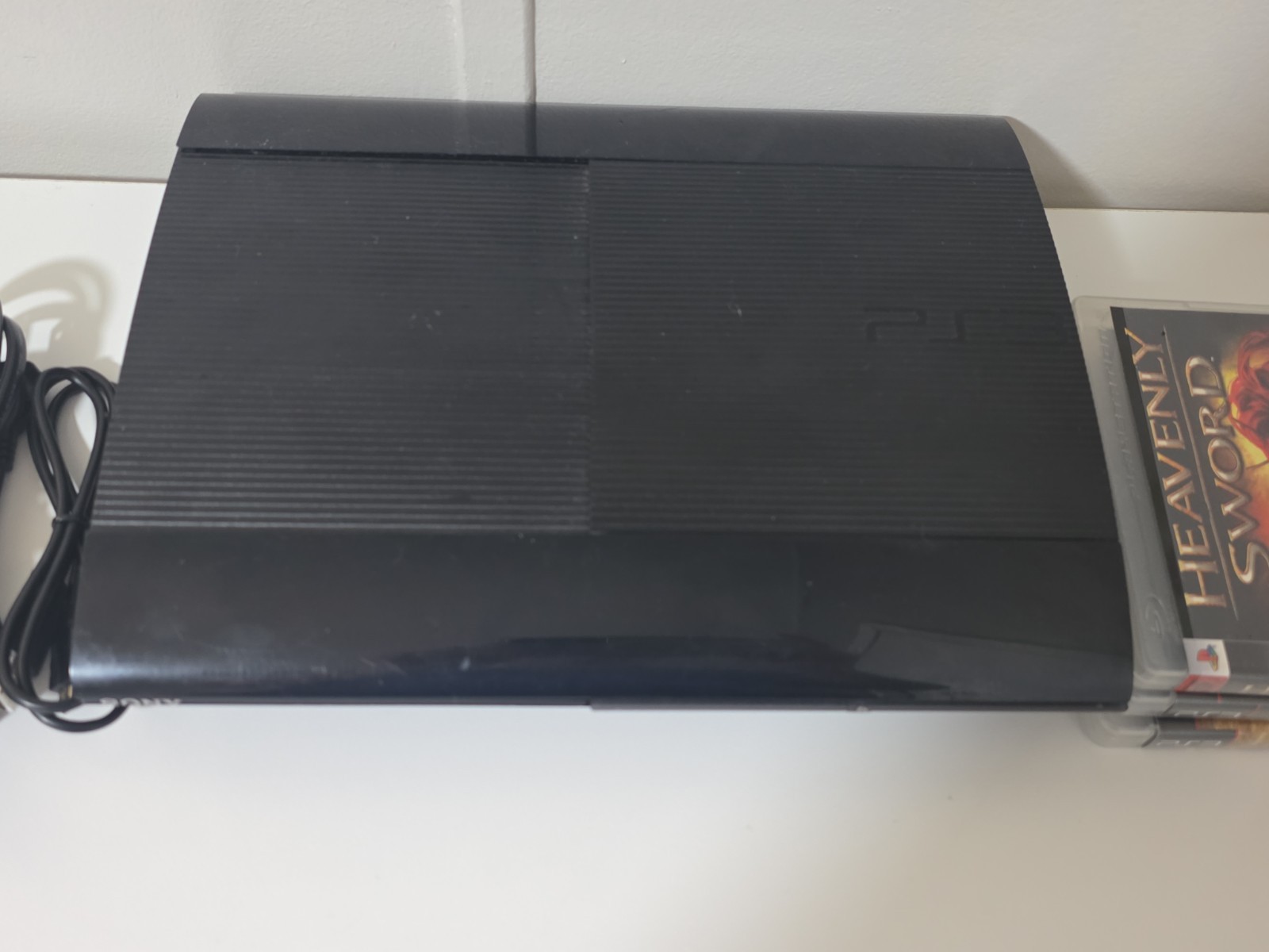 PS3 Super Slim 500GB Console Bundle CECH-4301C Controller Cables And 3 Games