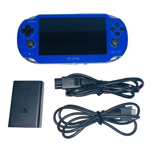 PS Vita Sapphire Blue PCH-1000 ZA04 Console | 8GB Memory Card | Excellent Condit