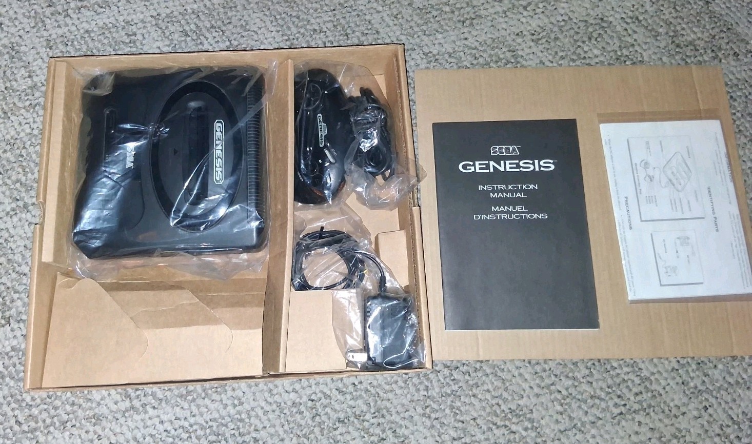 Sega Genesis Core System Complete With Box Very Clean Vintage