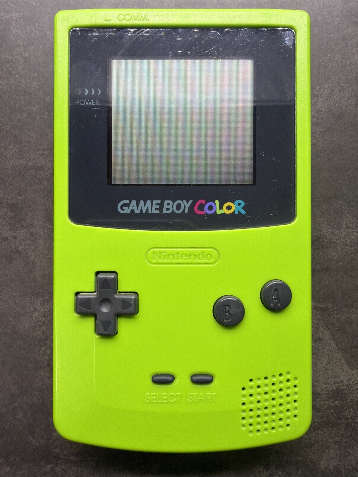 Nintendo Game Boy Color Kiwi Green Handheld System Tested Works Great