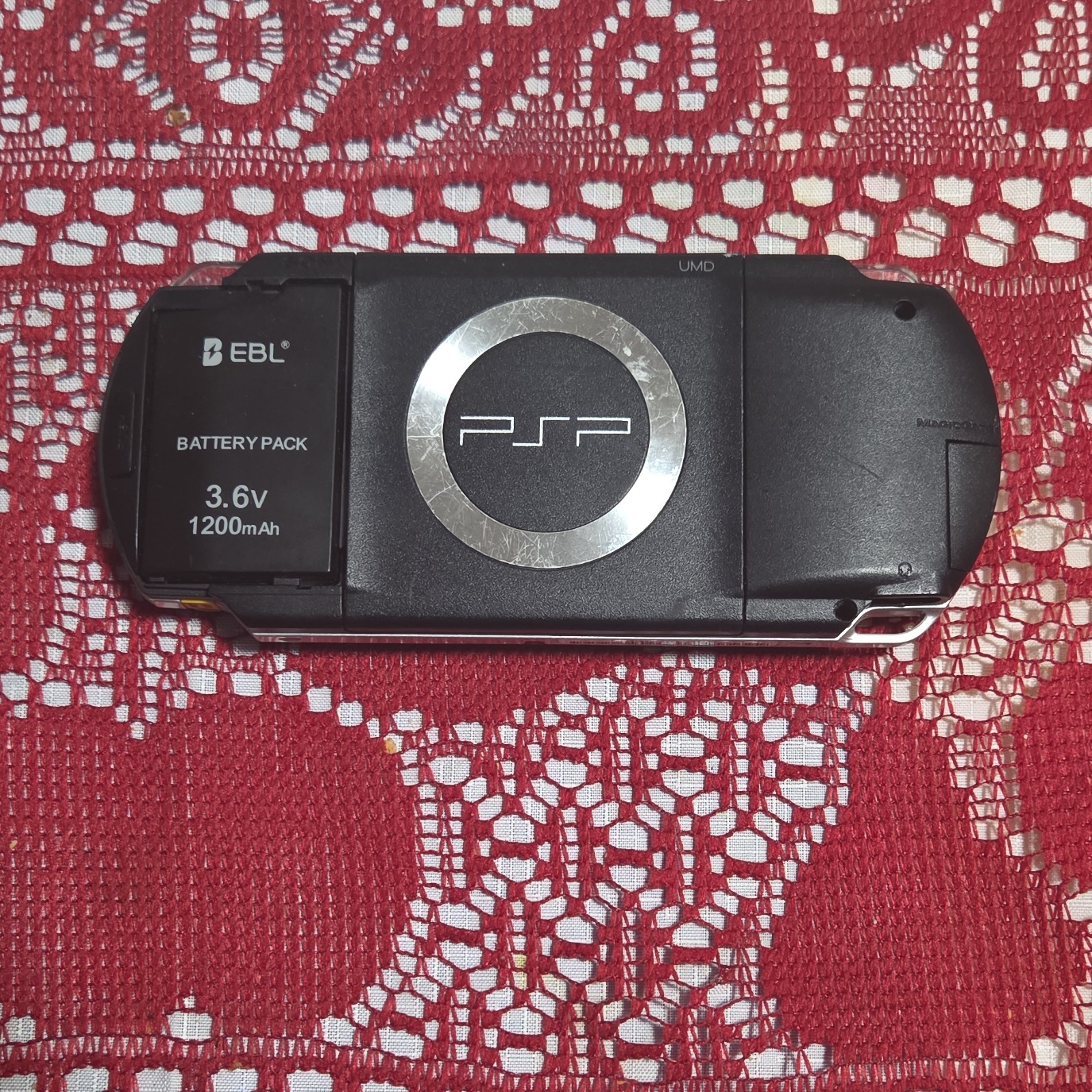 Sony PSP-1001 Black Handheld Console Wi-Fi Capability USB Mini-B