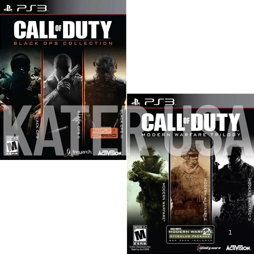 Call of Duty: Black Ops Collection/Modern Warfare Trilogy PS3 New Bundle Special