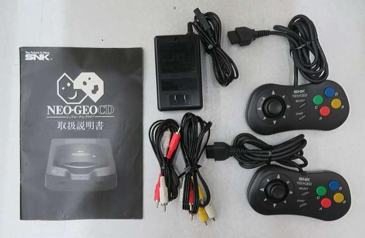 NEOGEO CD Top Loading Console with Controller Boxed Working Tested Japan