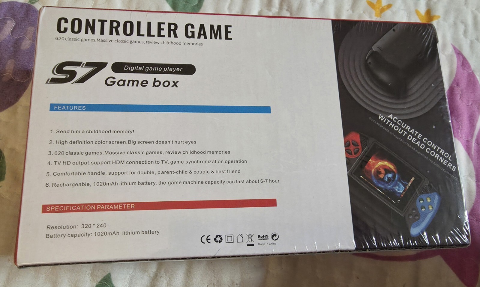 S7 Digital Game Player Game Box Controller Game