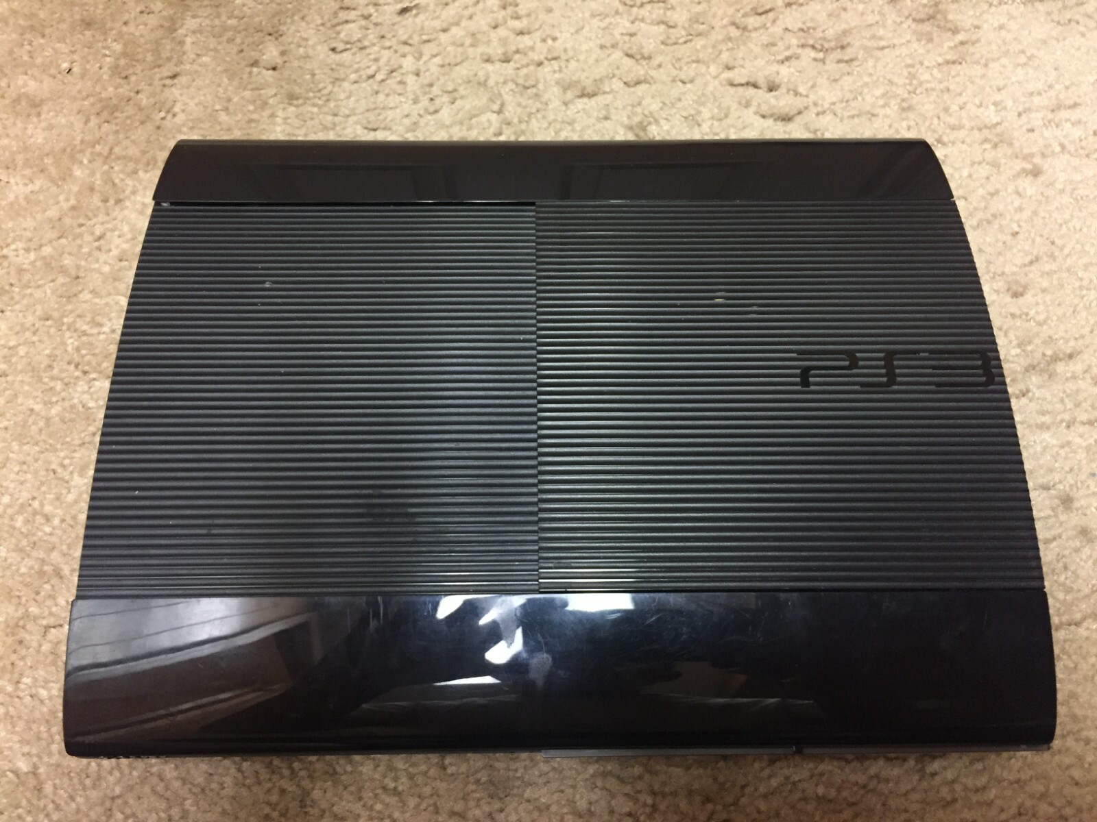 Sony PlayStation 3 PS3 CECH-4201B Super Slim 250GB Black Console Bundle Lot
