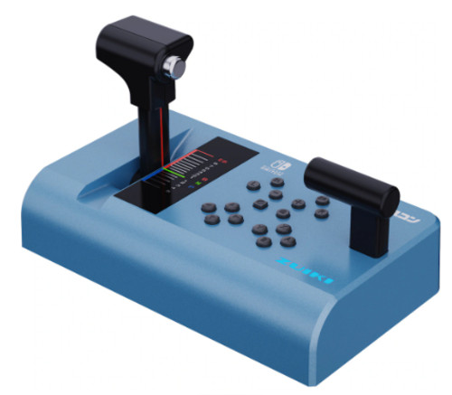 ZUIKI MASCON Controller GO By Train Densha De GO Nintendo Switch Blue NEW