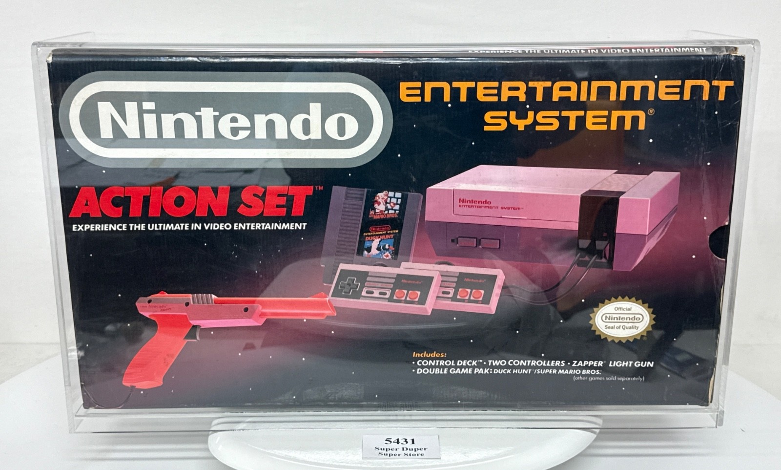 Nintendo NES entertainment system – action set – NEVER USED