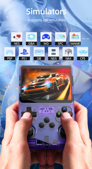 Retro Video Game Console Portable R36S, 64G games, Linux System, 3.5-inch Screen