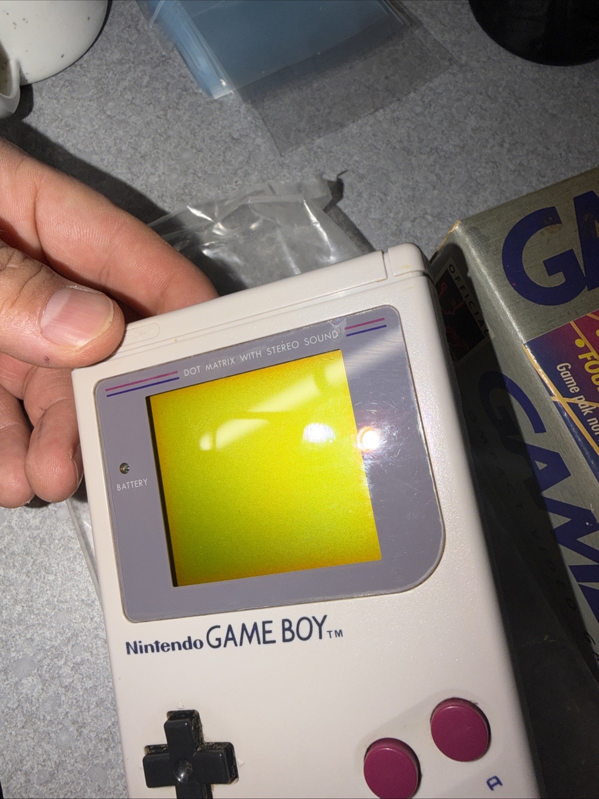 Nintendo Gameboy 1989 Original System With Box. Tested Works Great