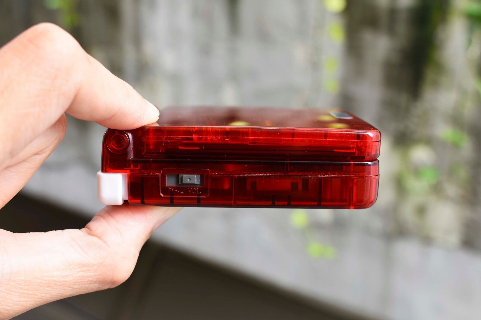 Backlit IPS LCD GBAsp Mod Nintendo Gameboy Advance SP Mirror Clear Red
