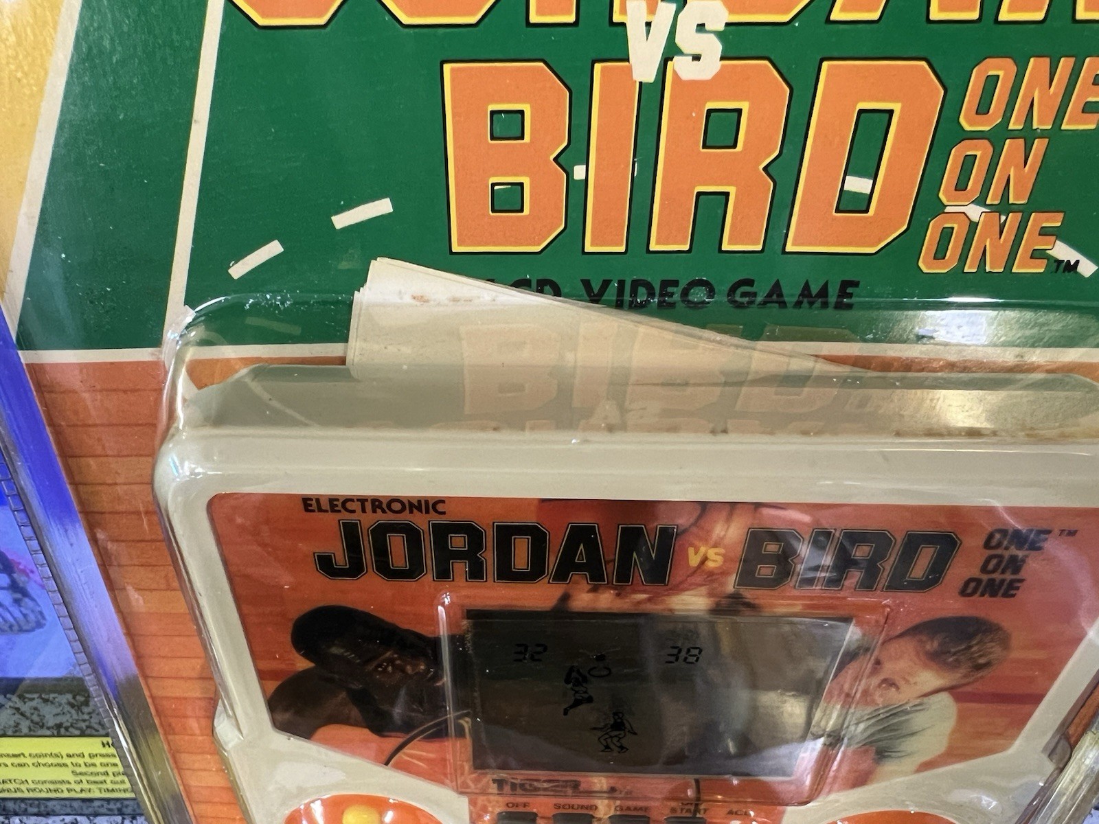1989 Tiger Electronics Jordan vs. Bird One on One LCD Video Game SEALED *READ*