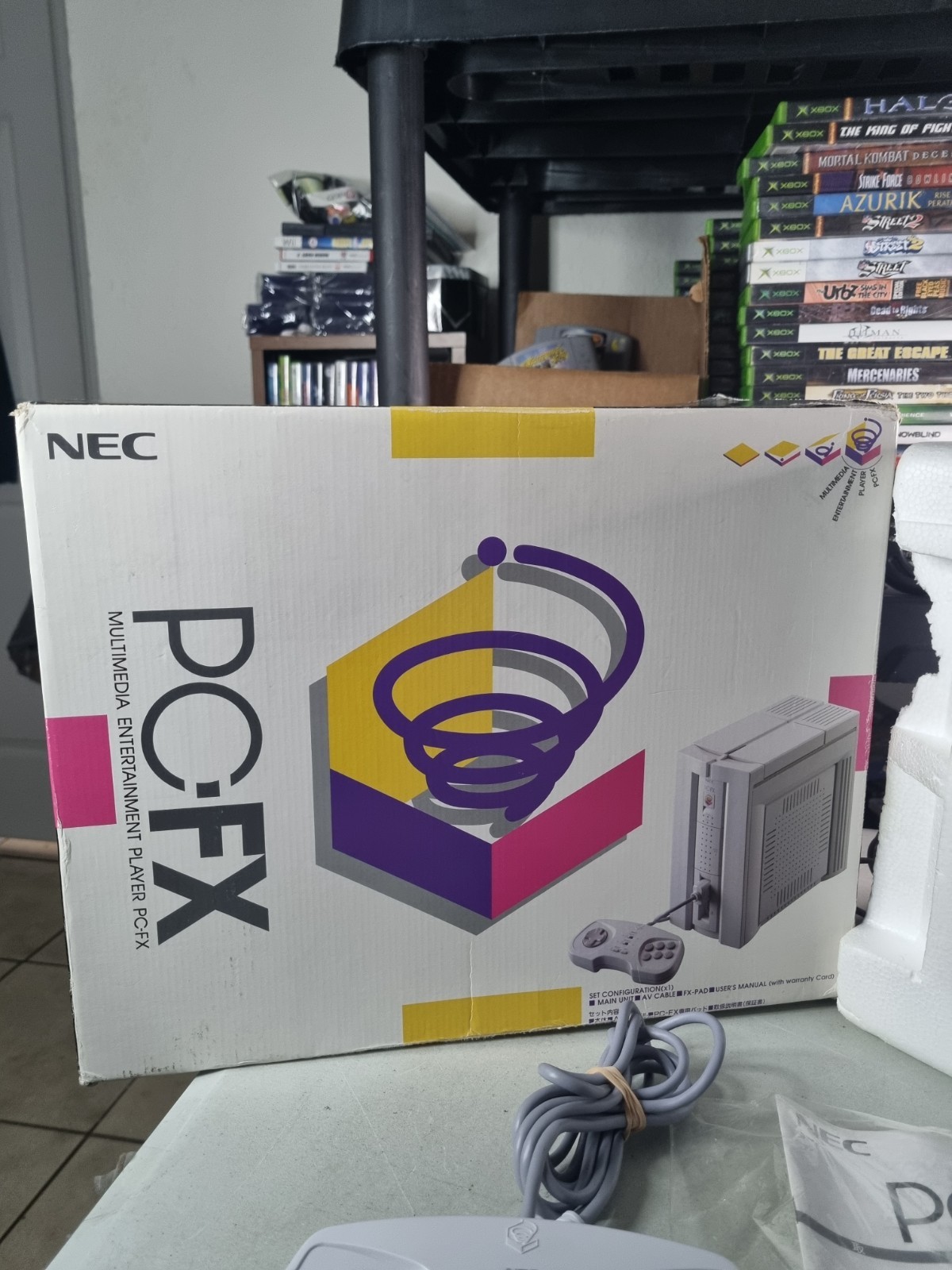 NEC PC-FX Used Console, Original Box, Controller TESTED AND WORKING US SELLER