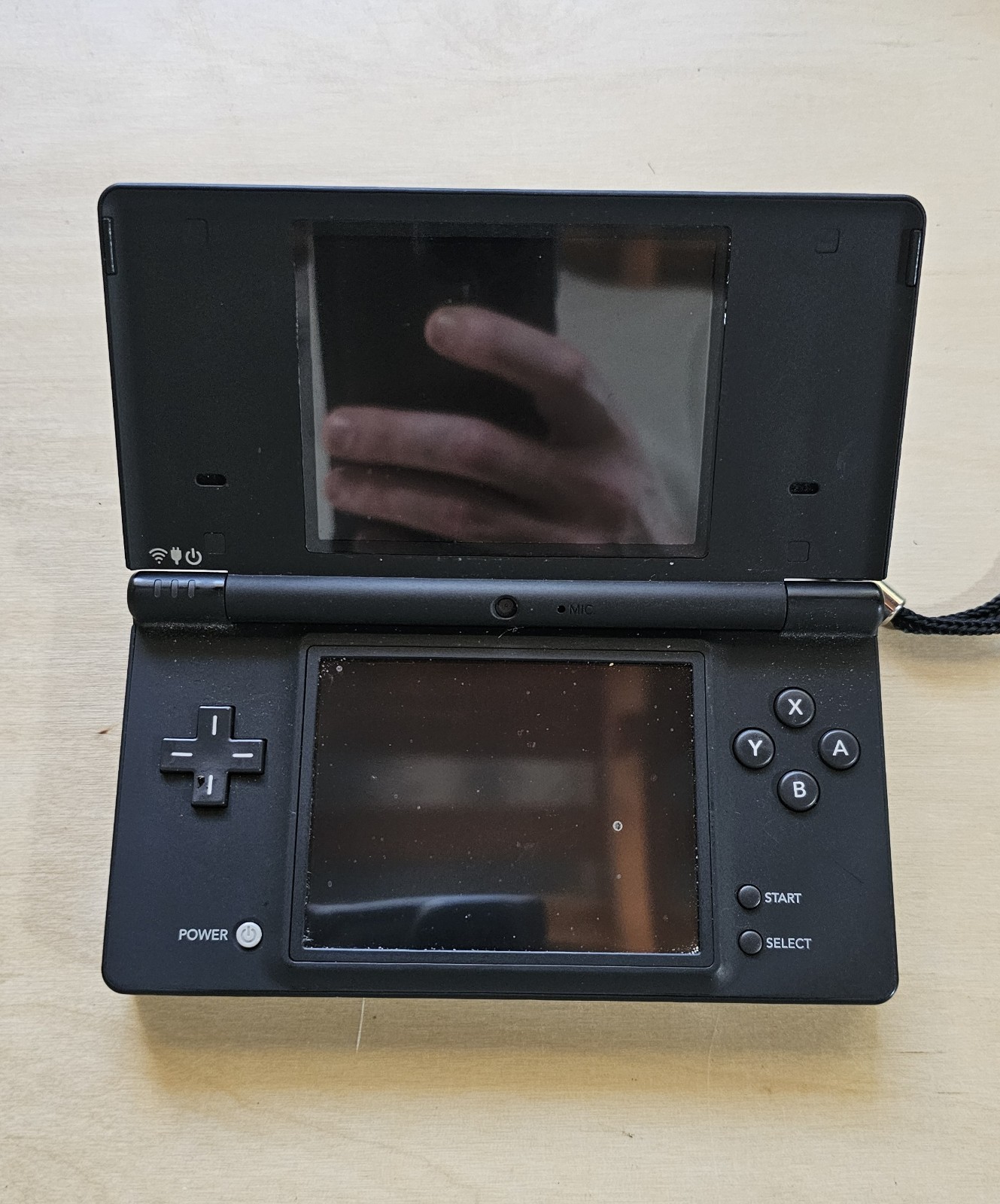 Nintendo DSi Console Black twl-001 Tested W Charger