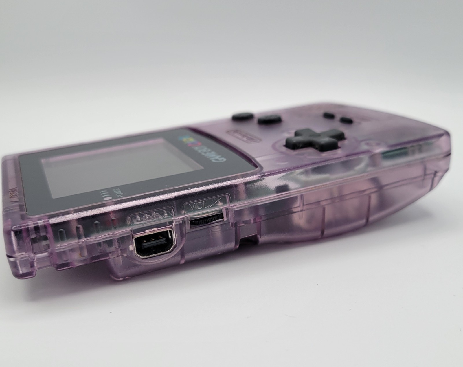 Game Boy Color Atomic Purple Bundle with Games and Power Supply CGB-001
