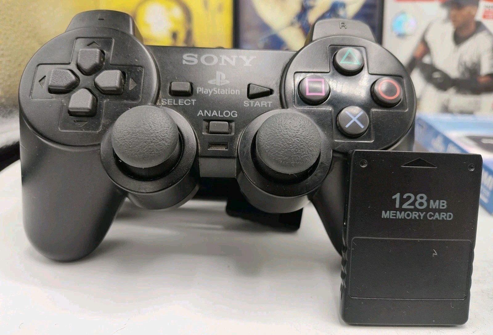 Sony PlayStation 2 Black PS2 Console Bundle + 10 Games + 2 Controllers + HDMI!
