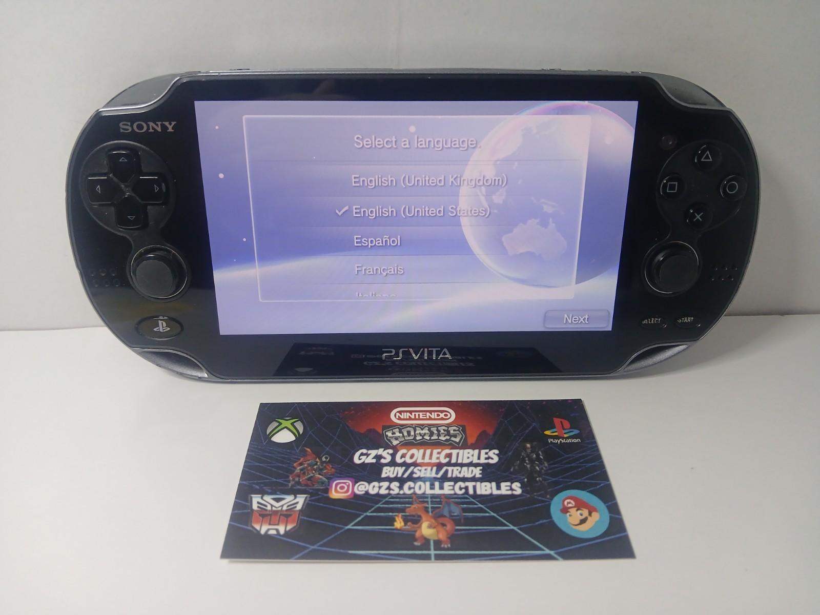 ✅ SONY PS VITA 1001 OLED USA 🇺🇸 HANDHELD CONSOLE TESTED WORKING MINT CONDISH ✅