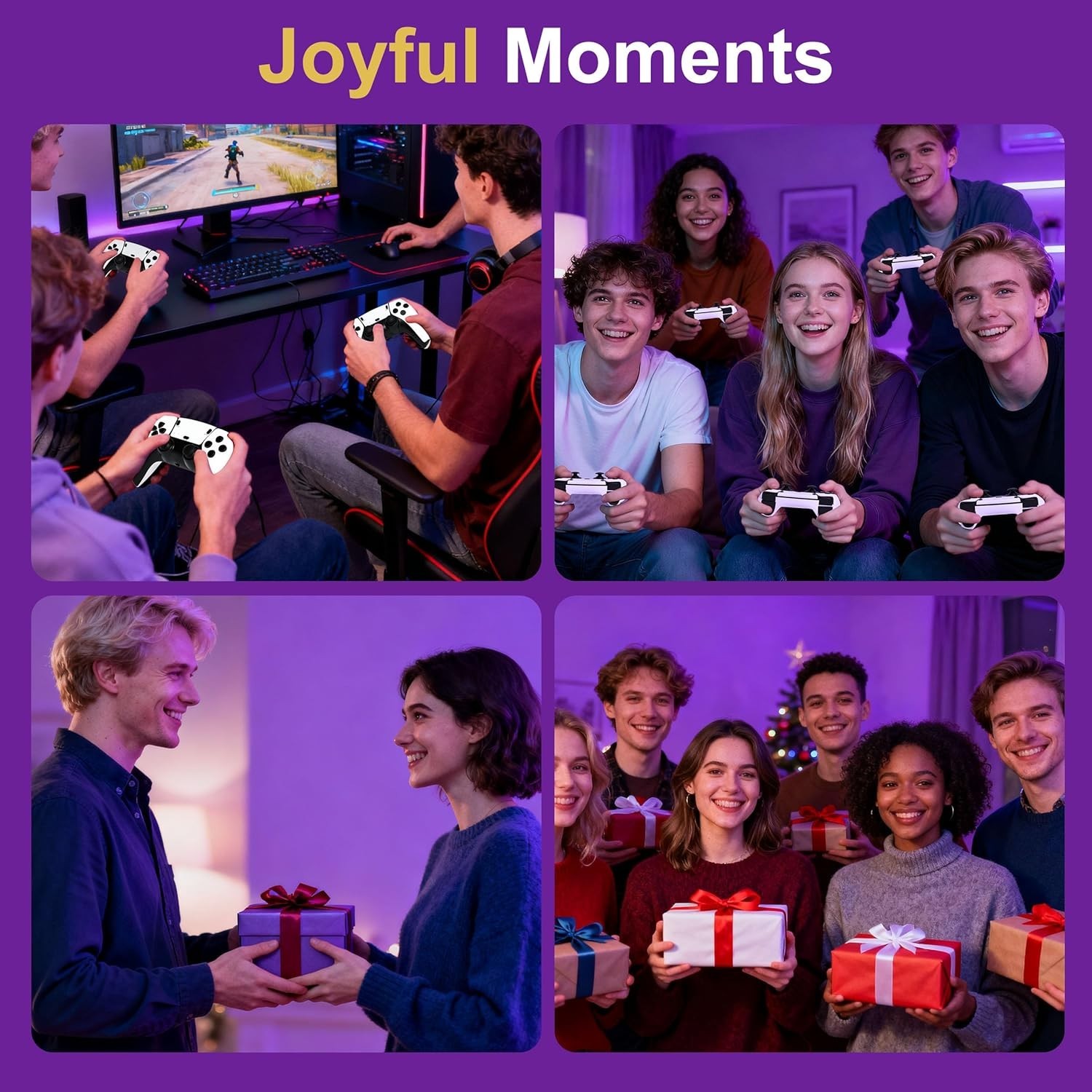 2026 Retro Game Console with 4K Visuals & Multiplay Fun – Gift-Ready Design