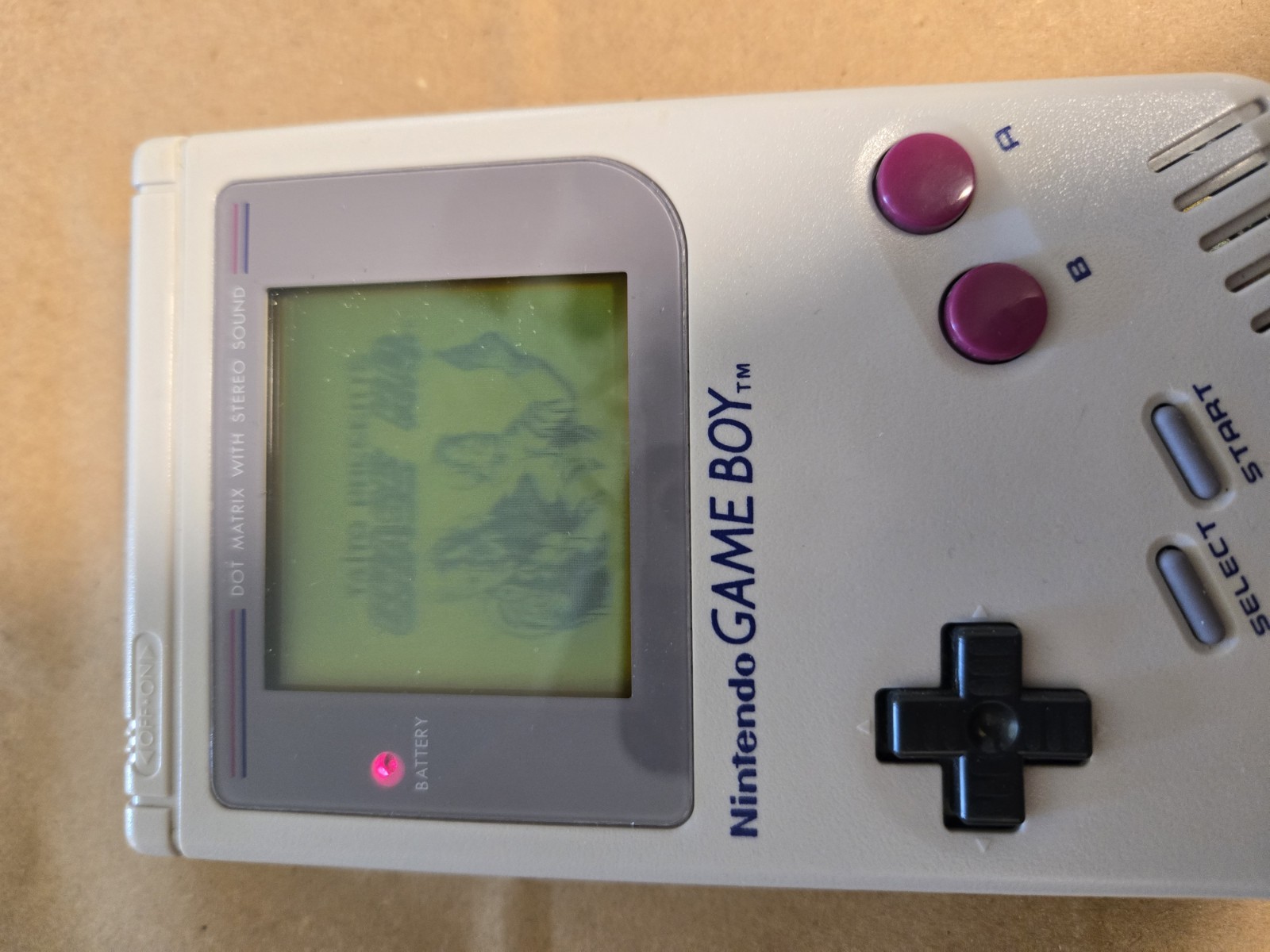 Nintendo Game Boy Launch Edition System + 6 Working Games | Great Condition