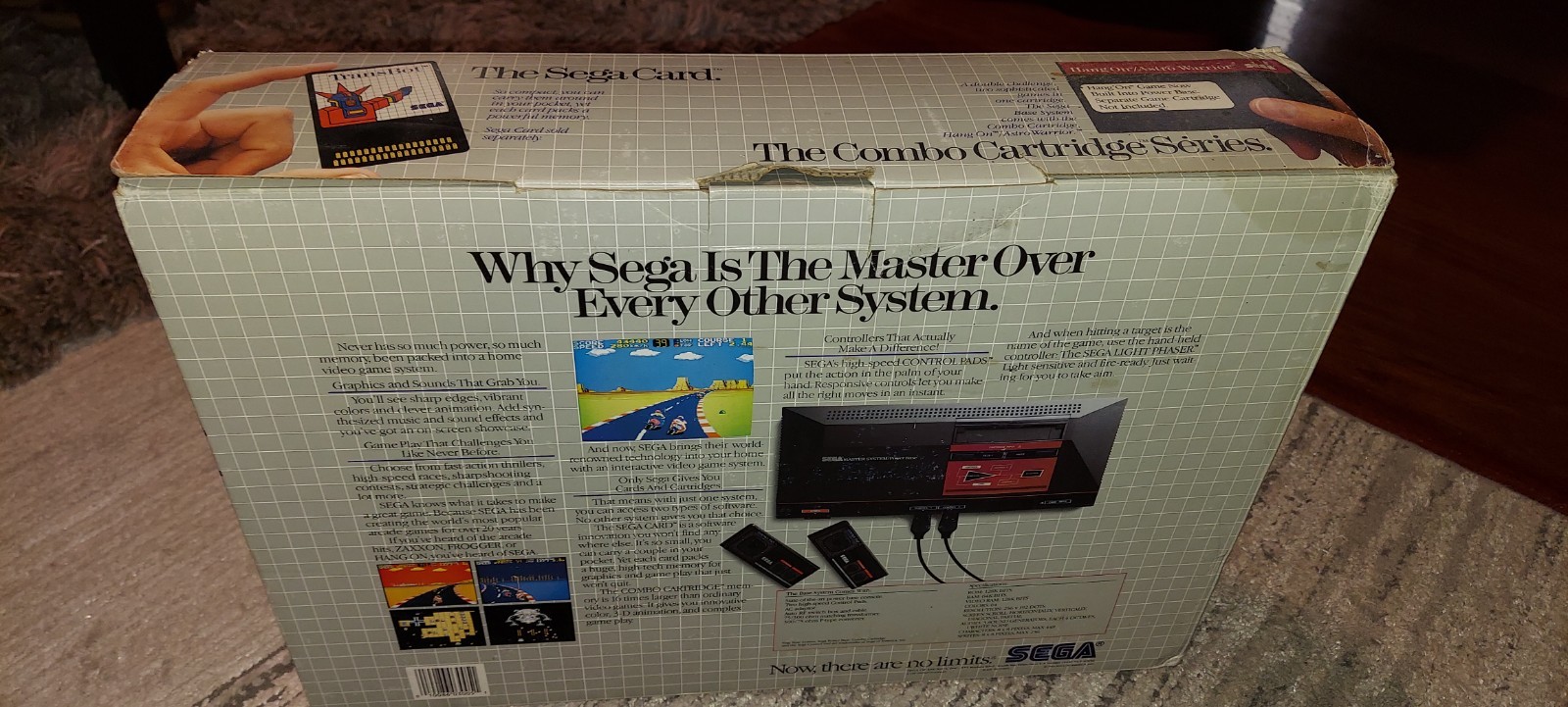 Base Sega Master System Console – Boxed – CIB – Inserts, Foam, Accessories